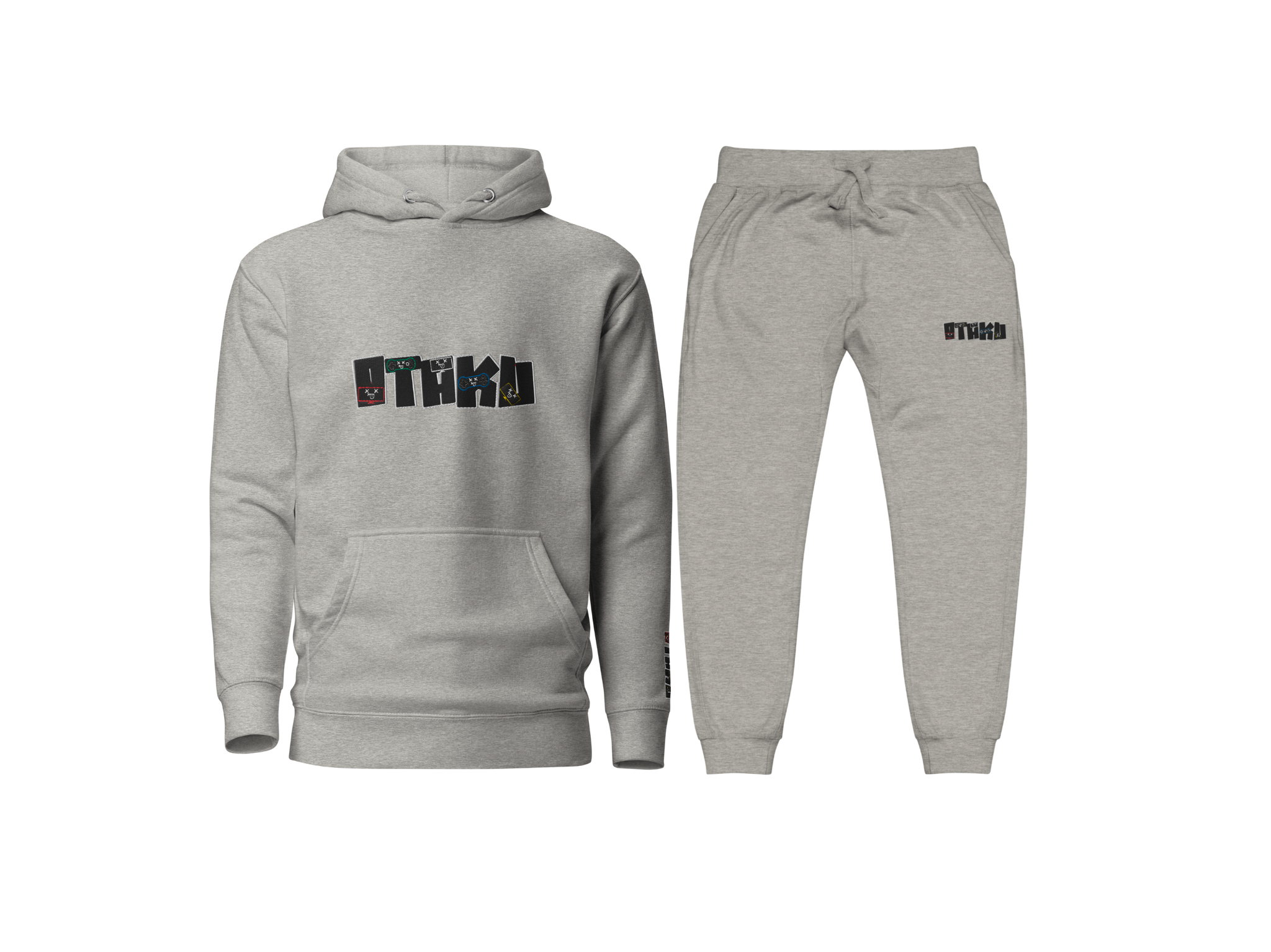 Otaku Special Hoodie Set Light Grey